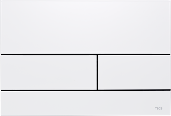 Клавиша смыва, TECE, TECEsquare II, для унитаза, шгв 220*30*150, цвет-белый глянцевый