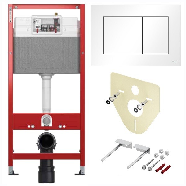 Инсталляция, TECE TECEbase 2.0, назначение-для унитаза, шгв 500*150*1120, цвет клавиши-белый