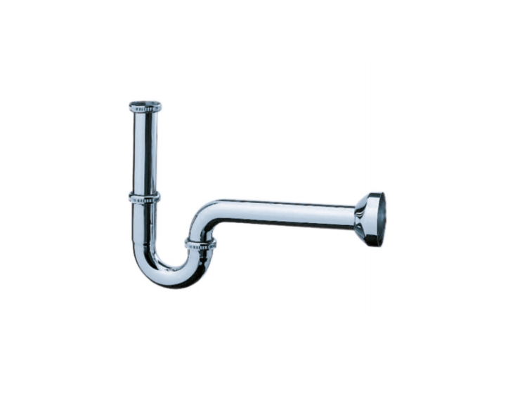 Сифон, Hansgrohe, для раковины, трубчатый, 1 1/4", цвет-хром