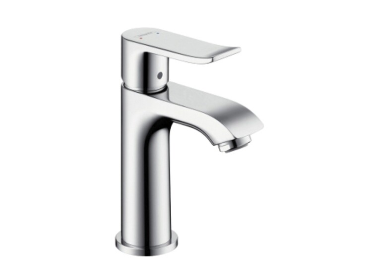 Смеситель для раковины, Hansgrohe, Metris, цвет-хром