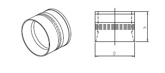 [НЕСТАНДАРТ]  Монтажная гильза 20x2,8