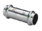 Муфта надвижная Sanpress Inox c CS-Contur, нерж.сталь, 15 мм