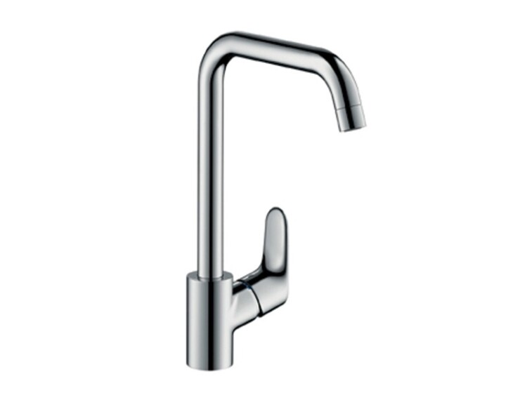 Смеситель для кухни, Hansgrohe, Focus M41, цвет-сталь