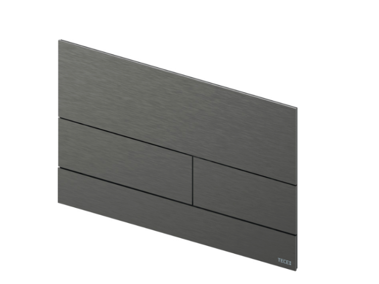 Клавиша смыва, TECE, TECEsquare II, для смывных бачков, шгв 220*3*150, цвет-PVD Brushed Black Chrome