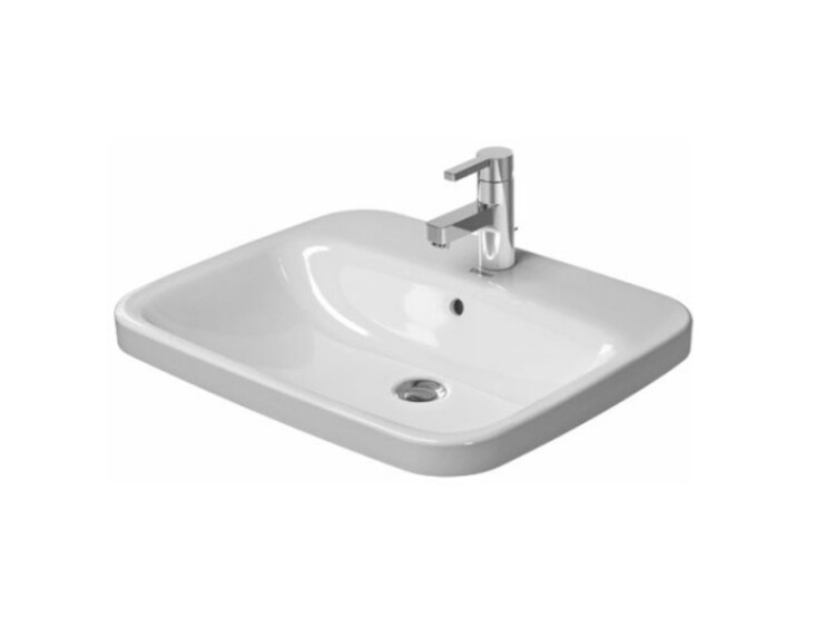 Раковина, Duravit, Durastyle, шгв 615*495*170, отверстия для смесителя-1, цвет-белый