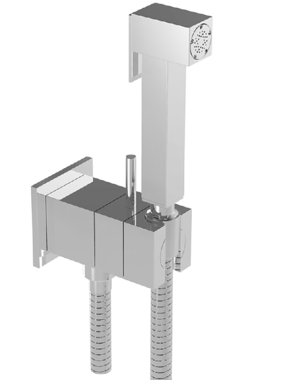 Гигиенический душ, Cisal, Idroscopini, цвет-Chrome