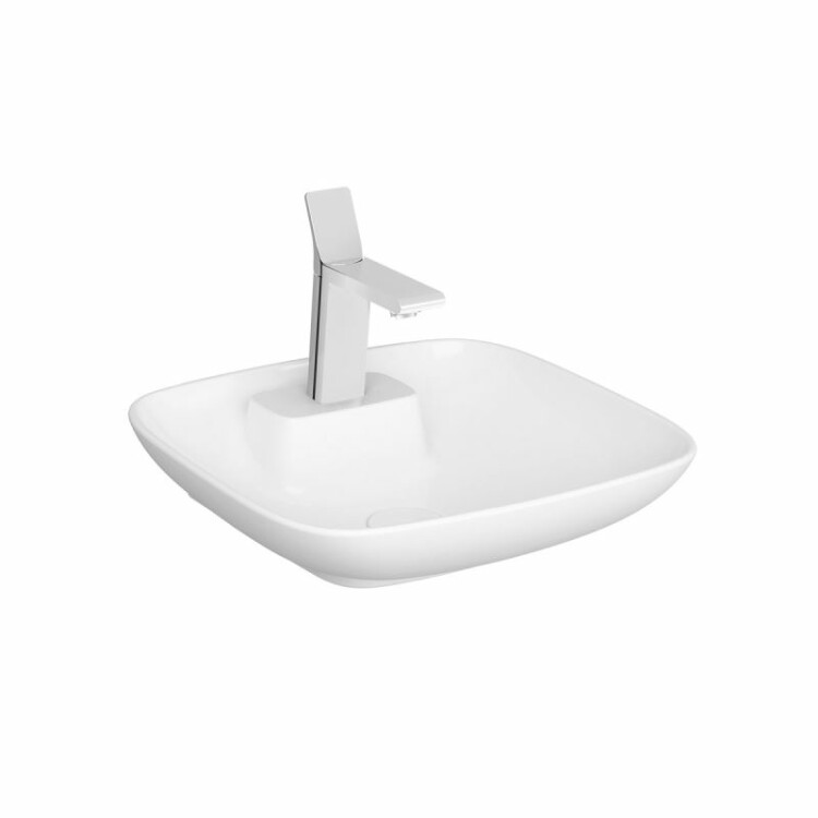 Раковина, Vitra, Memoria, шгв 450*450*145, отверстия для смесителя-1, VitrA Clean, цвет-белый