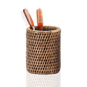 Стакан, Decor Walther, BASKET, BER, шгв 80*80*105, цвет-ротанг темный (Rattan dunkel)