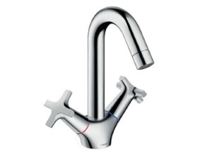 Смеситель для раковины, Hansgrohe, Logis, цвет-хром