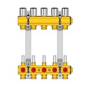 Комплект коллекторов для комплектации смесительного узла R557R-1 1"x3/4"E/4