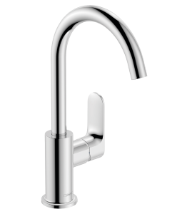 Смеситель для раковины, Hansgrohe, Rebris S, цвет-хром