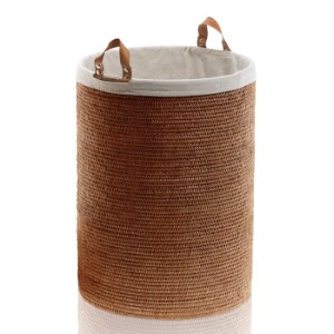 Корзина для белья, Decor Walther, BASKET, SPA, шгв 500*500*700, цвет-ротанг темный (Rattan dunkel)