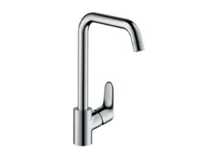 Смеситель для кухни, Hansgrohe, Focus M41, цвет-сталь